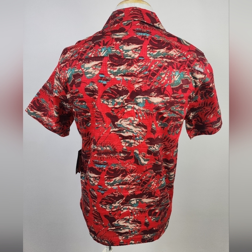 NWT 5.11 Tactical Red Camo Vented Button Up Shirt Size Small - Picture 2 of 9